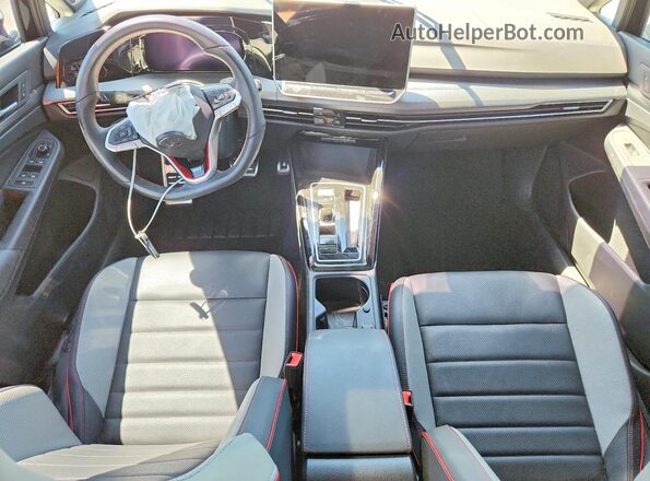 WVW3A7CD9SW224112 2025 VOLKSWAGEN GTI Black Առջևի վահանակի տեսք