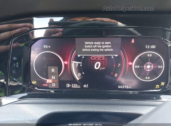 WVW3A7CDXPW145670 2023 VOLKSWAGEN GOLF Черный Вид задних сидений