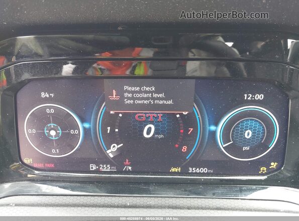 WVWGA7CD0RW220459 2024 VOLKSWAGEN GOLF Black Вид задніх сидінь