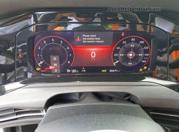 WVWGA7CD2PW165106 2023 VOLKSWAGEN GTI Black Vista del cuadro de instrumentos