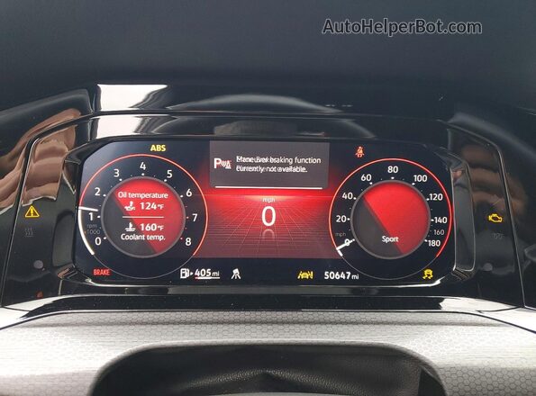 WVWH87CD2NW163191 2022 VOLKSWAGEN GTI Black Vista del cuadro de instrumentos