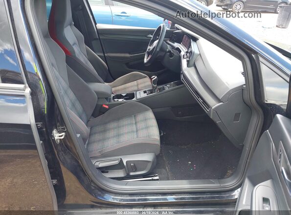 WVWH87CD5NW202436 2022 VOLKSWAGEN GOLF Черный Вид салона спереди