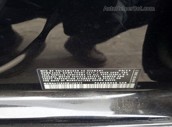 WVWHA7CD9RW123717 2024 VOLKSWAGEN GTI Черный Вид подкапотного пространства