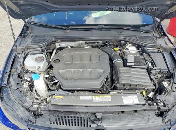 WVWKB7CD6SW250305 2025 VOLKSWAGEN GOLF Blue უკანა სალონის ხედი