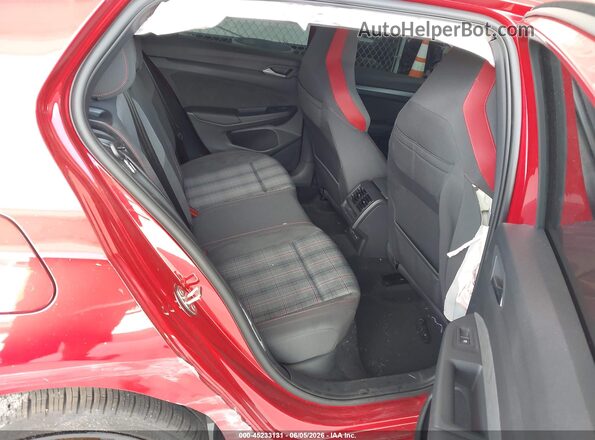 WVWLE7CDXTW163813 2026 VOLKSWAGEN GOLF Red VIN կոդի պիտակի տեսք