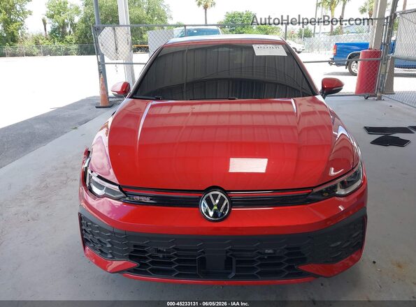 WVWLE7CDXTW163813 2026 VOLKSWAGEN GOLF Red Սարքավորումների վահանակի տեսք