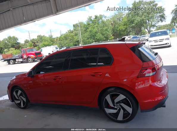 WVWLE7CDXTW163813 2026 VOLKSWAGEN GOLF Red Սալոնի 360 աստիճան տեսք