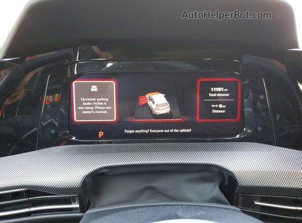WVWSA7CD0SW216587 2025 VOLKSWAGEN GTI Gray Widok zestawu wskaźników