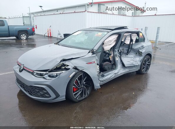 WVWVA7CD5RW161822 2024 VOLKSWAGEN GOLF Gray Առջևի ձախ երեք քառորդ տեսարան