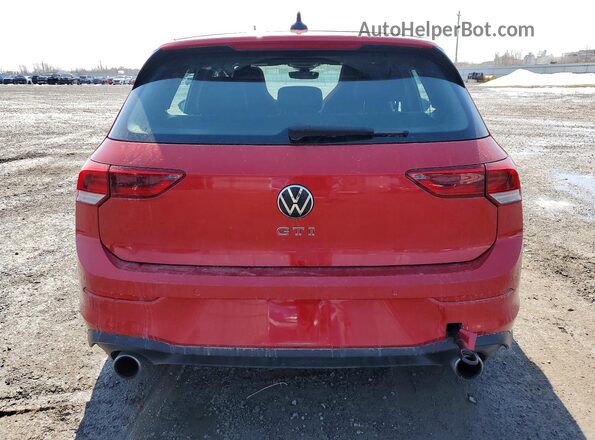 WVWW87CD9NW122662 2022 VOLKSWAGEN GTI Red უკანა ხედი