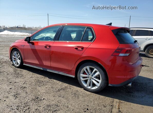 WVWW87CD9NW122662 2022 VOLKSWAGEN GTI Red უკანა მარცხენა