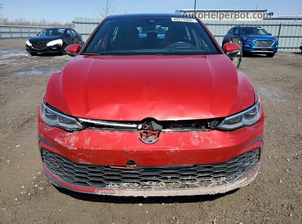 WVWW87CD9NW122662 2022 VOLKSWAGEN GTI Red წინა ხედი