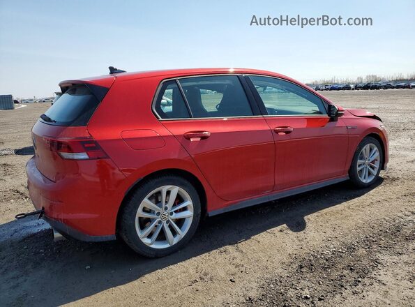 WVWW87CD9NW122662 2022 VOLKSWAGEN GTI Red უკანა მარჯვენა