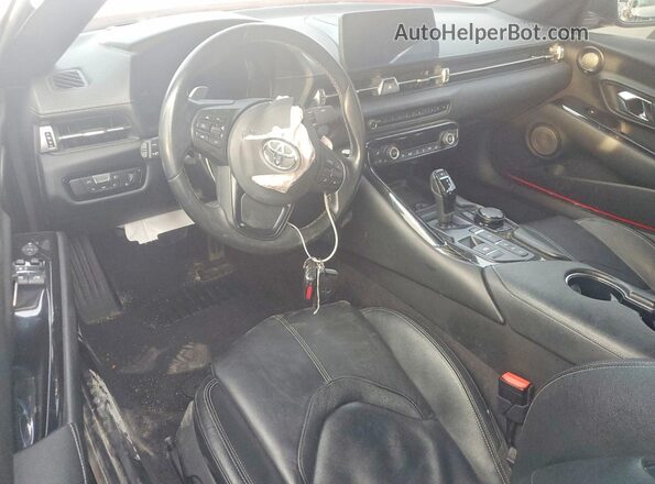 WZ1DB0C01MW036419 2021 TOYOTA SUPRA Red Widok deski rozdzielczej