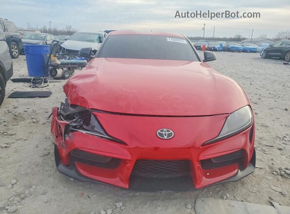 WZ1DB0C01MW036419 2021 TOYOTA SUPRA Red Widok z przodu