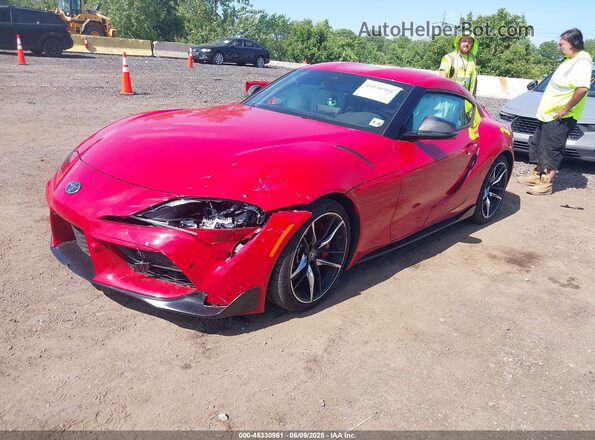 WZ1DB0C01NW046451 2022 TOYOTA GR SUPRA Red Przód lewy