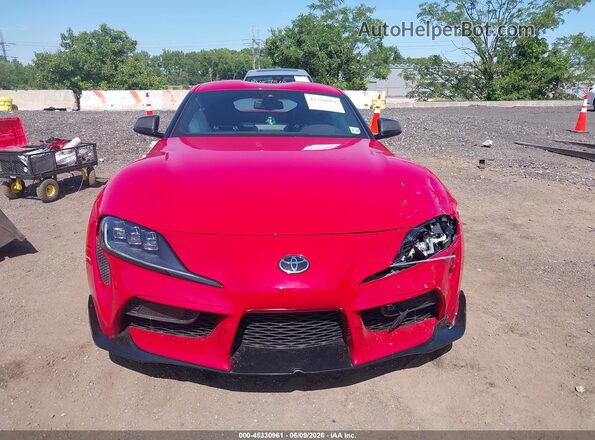 WZ1DB0C01NW046451 2022 TOYOTA GR SUPRA Red Widok zestawu wskaźników