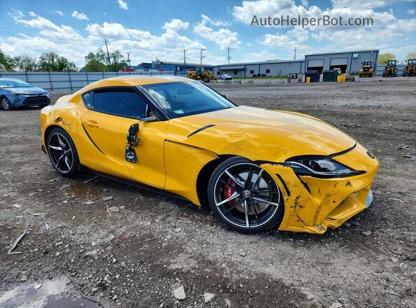 WZ1DB0C04NW051627 2022 TOYOTA GR Yellow წინა მარჯვენა