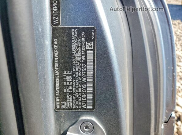 WZ1DB4C05LW027552 2020 TOYOTA GR Серый Вид подкапотного пространства