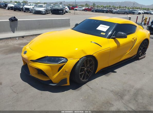 WZ1DB4C06LW028001 2020 TOYOTA GR SUPRA Yellow Դիմացի տեսք