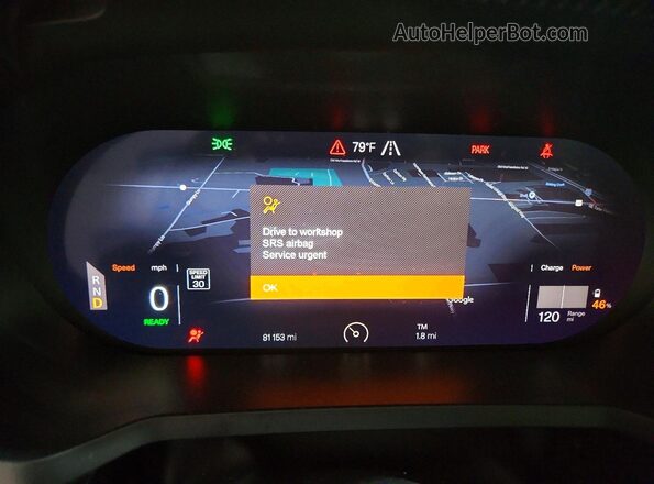 YSMED3KA8PL114200 2023 POLESTAR 2 Черный Вид щитка приборов