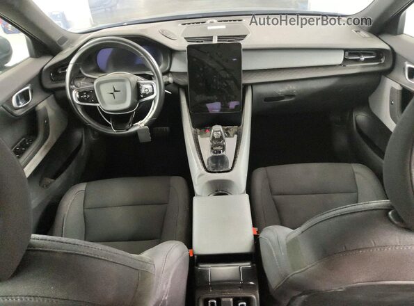 YSMEG3KA0PL124744 2023 POLESTAR 2 Gray წინა პანელის ხედი