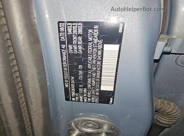 YSMEG3KA0PL124744 2023 POLESTAR 2 Gray ძრავის განყოფილების ხედი