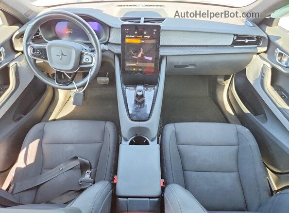 YSMEG3KA0PL137297 2023 POLESTAR 2 White Առջևի վահանակի տեսք