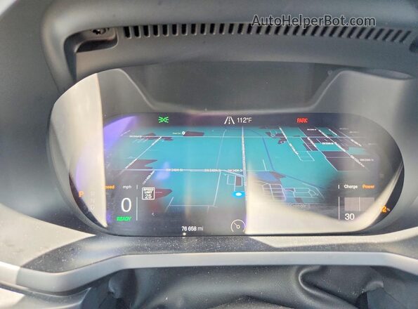 YSMEG3KA1PL125546 2023 POLESTAR 2 Silver Instrument cluster view