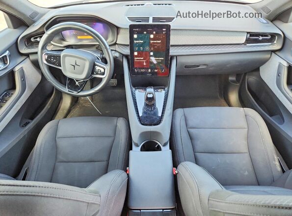 YSMEG3KA1PL125546 2023 POLESTAR 2 Silver Dashboard view