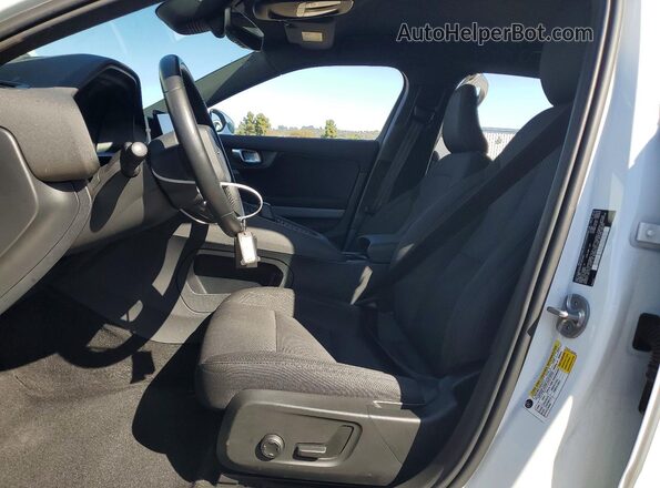 YSMEG3KA1PL147465 2023 POLESTAR 2 White წინა სალონის ხედი