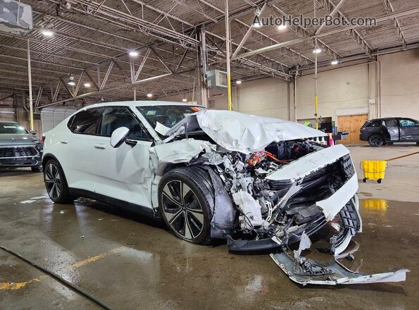 YSMEG3KA2PL160533 2023 POLESTAR 2 Белый Передняя правая четверть