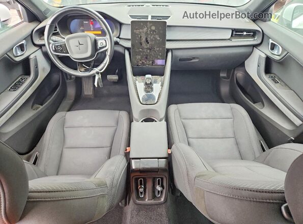 YSMEG3KA3PL141375 2023 POLESTAR 2 White Առջևի վահանակի տեսք