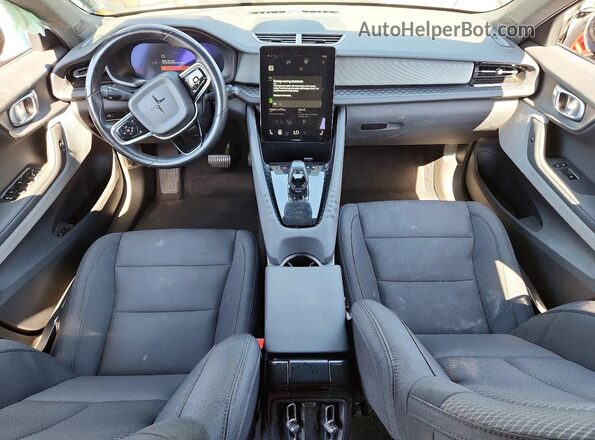 YSMEG3KA3PL160072 2023 POLESTAR 2 Black Առջևի վահանակի տեսք