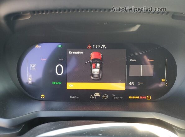 YSMEG3KAXPL145875 2023 POLESTAR 2 Серебряный 