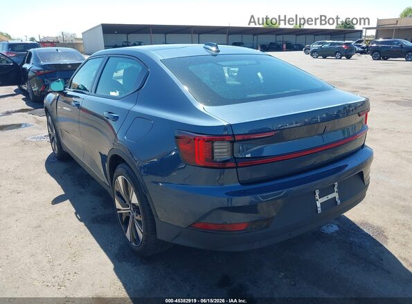 YSMFE3KA2RL231484 2024 POLESTAR 2 Синий Задняя левая четверть
