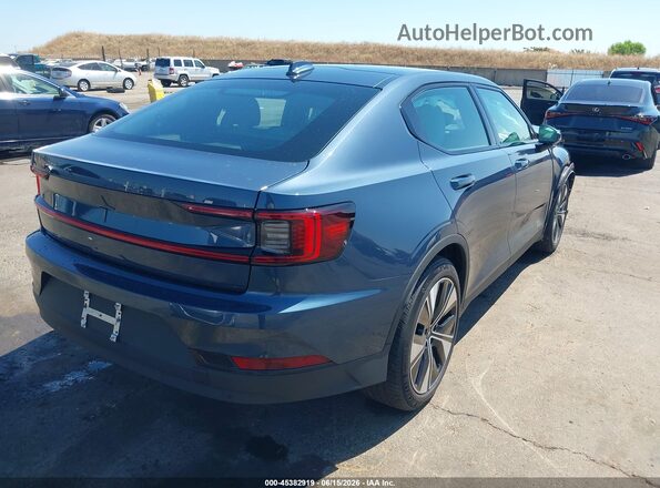 YSMFE3KA2RL231484 2024 POLESTAR 2 Синий Задняя правая четверть
