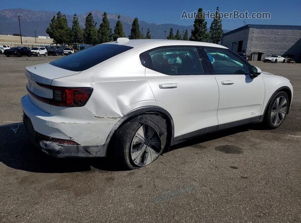 YSMFE3KA5RL236811 2024 POLESTAR 2 White Задня права чверть