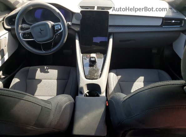 YSMFE3KA5RL236811 2024 POLESTAR 2 White Вид панелі приладів