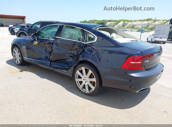 YV1102AL6H1005633 2017 VOLVO S90 Blue უკანა მარცხენა