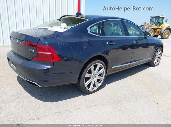 YV1102AL6H1005633 2017 VOLVO S90 Blue უკანა მარჯვენა