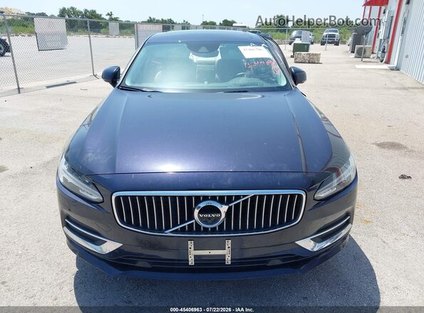 YV1102AL6H1005633 2017 VOLVO S90 Blue ხელსაწყოთა პანელის ხედი