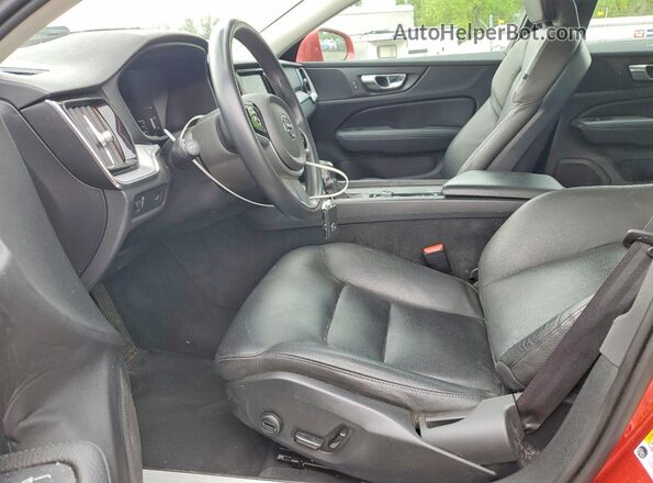 YV1102EK1K2337837 2019 VOLVO V60 Red Vista interior delantera