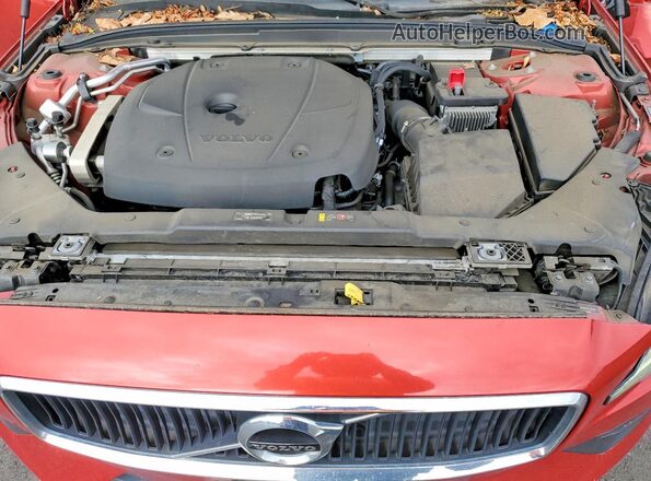 YV1102EK1K2337837 2019 VOLVO V60 Red Vista interior trasera