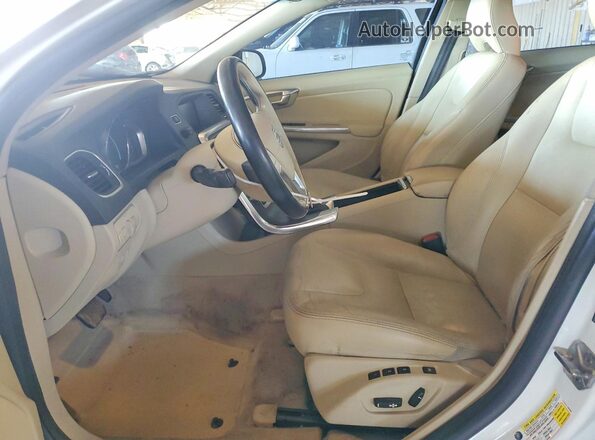 YV126MFK2G2401467 2016 VOLVO S60 White Vista interior delantera