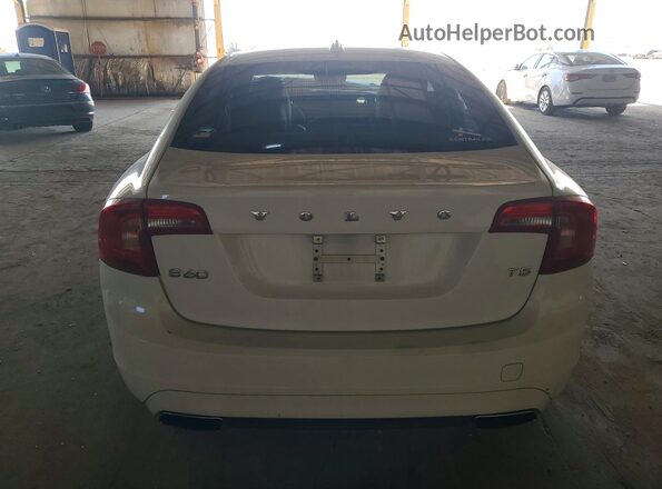 YV126MFK2G2401467 2016 VOLVO S60 White Vista trasera