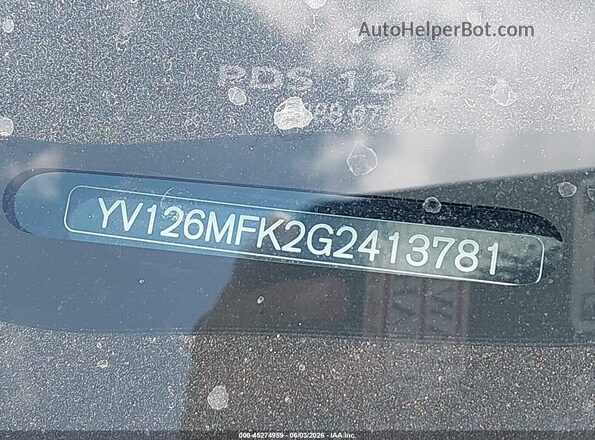 YV126MFK2G2413781 2016 VOLVO S60 Black Շարժիչի բաժամունքի տեսք