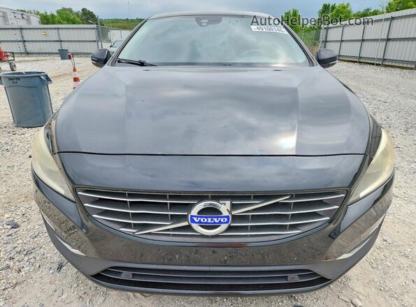 YV126MFK3G2402420 2016 VOLVO S60 Black წინა ხედი