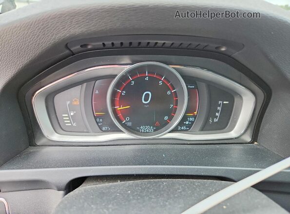 YV126MFK3G2402420 2016 VOLVO S60 Black ხელსაწყოთა პანელის ხედი
