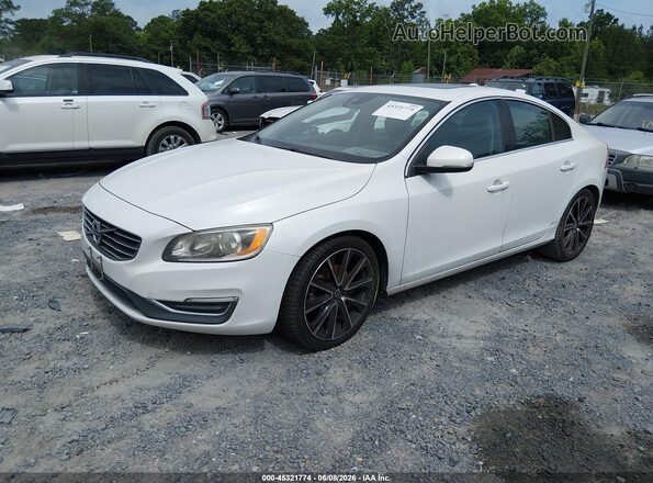 YV126MFK6G2412875 2016 VOLVO S60 Белый Передняя левая четверть